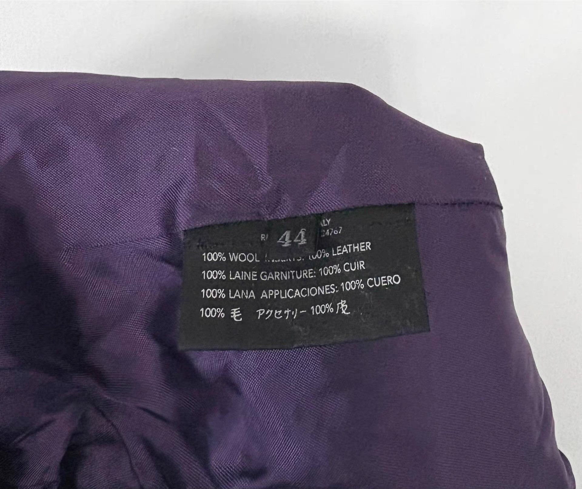 Prada Prada Women's Purple Wool Blazer Ｑ21 Size 50R - 3 Thumbnail