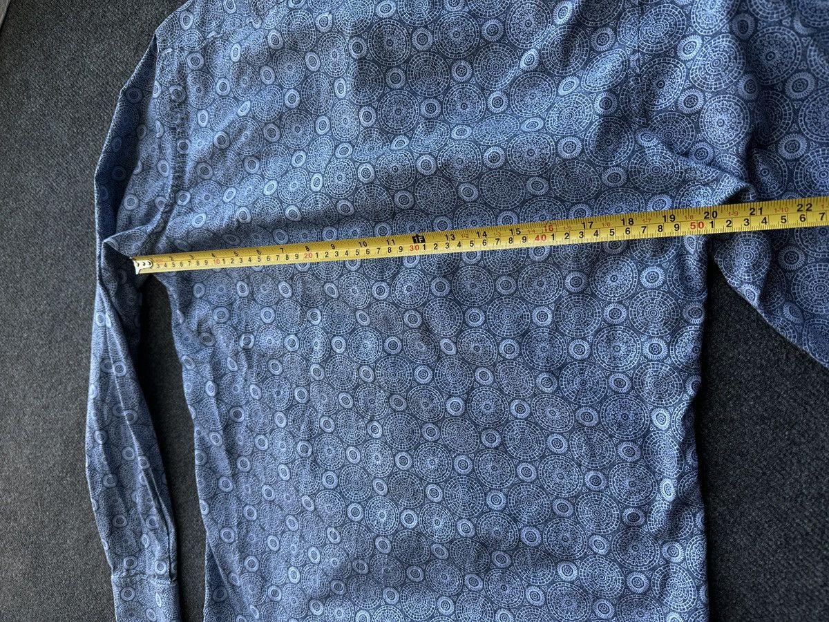 Strenstroms 🚨Stenstroms Men 15 1/2 39 M Casual Shirt blue luxury flowers Size US M / EU 48-50 / 2 - 14 Thumbnail