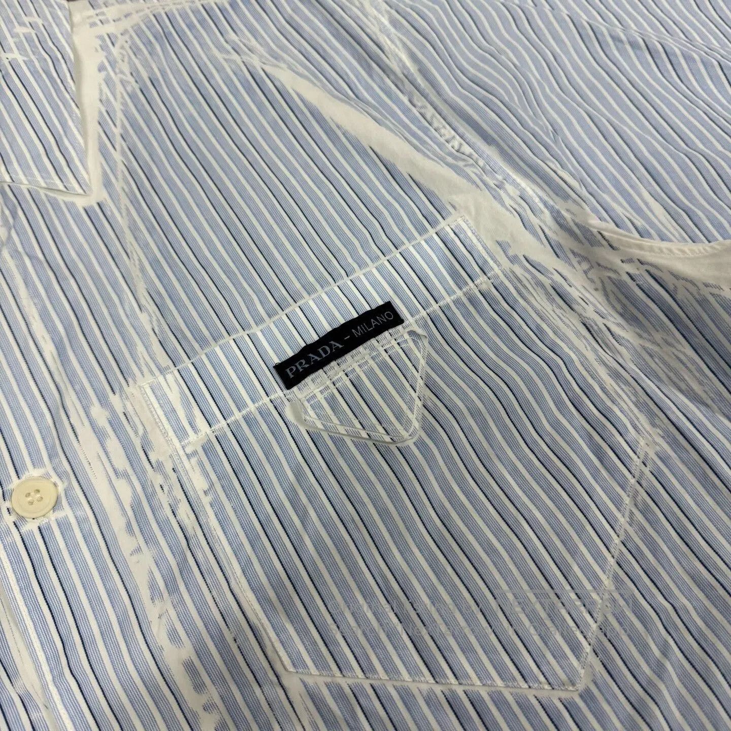 Prada Prada Blue White Striped Short. Size US M / EU 48-50 / 2 - 6 Thumbnail