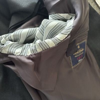 Brooks Brothers Brooks Brothers 1818 Madison Men Suit 44L Two Piece Estrato Size 44R - 6 Thumbnail