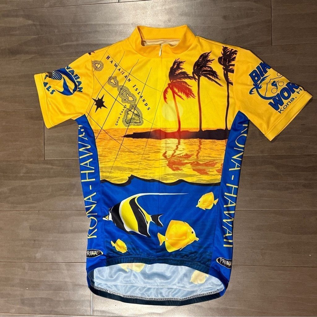 Other Primal Hawaiian 3/4 Zip Cycling Jersey Sz Small Size US S / EU 44-46 / 1 - 2 Thumbnail