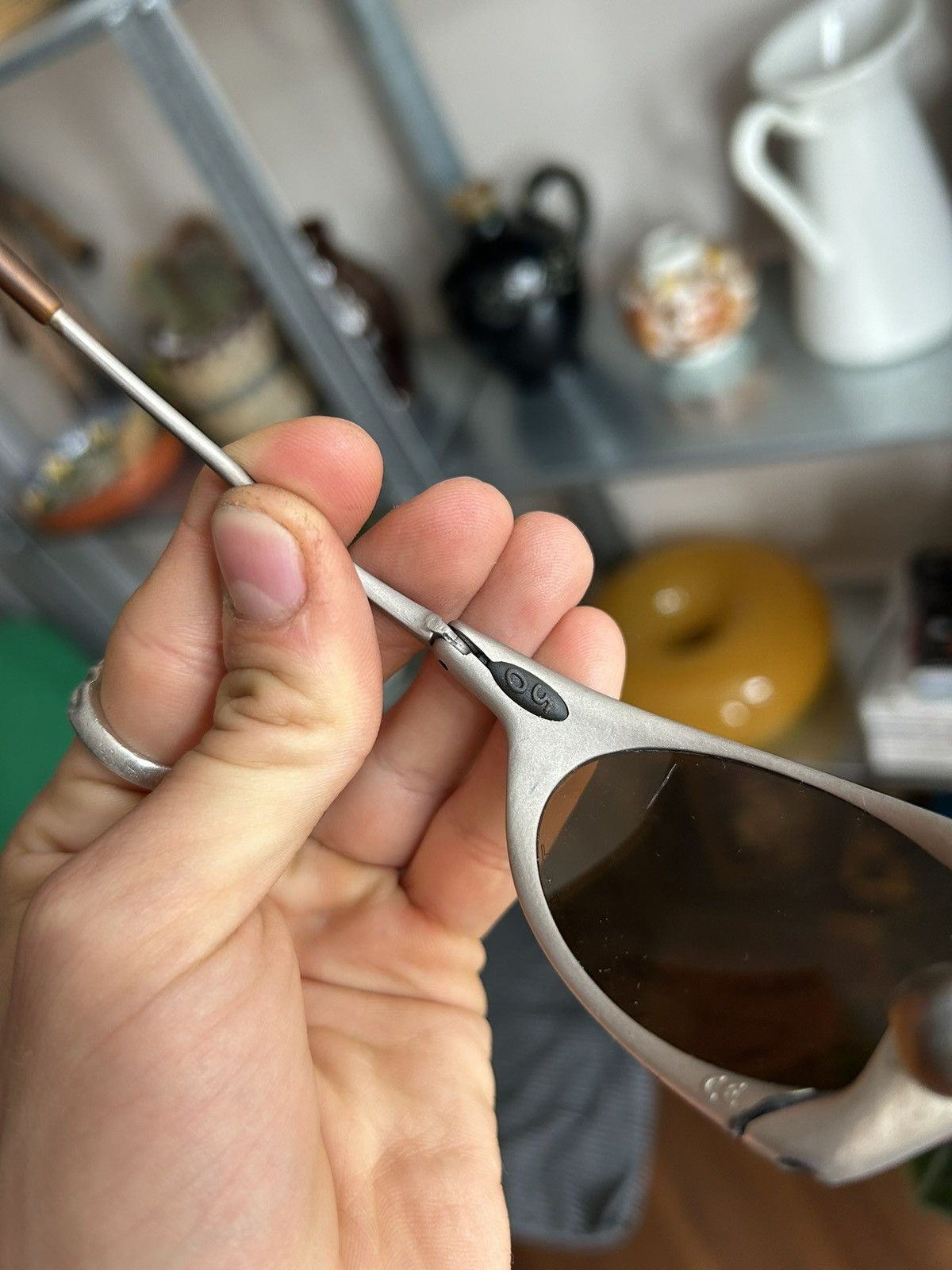 Oakley Vintage Oakley Romeo X Metal 90s Ultra Rare Archive Designer Size ONE SIZE - 19 Thumbnail