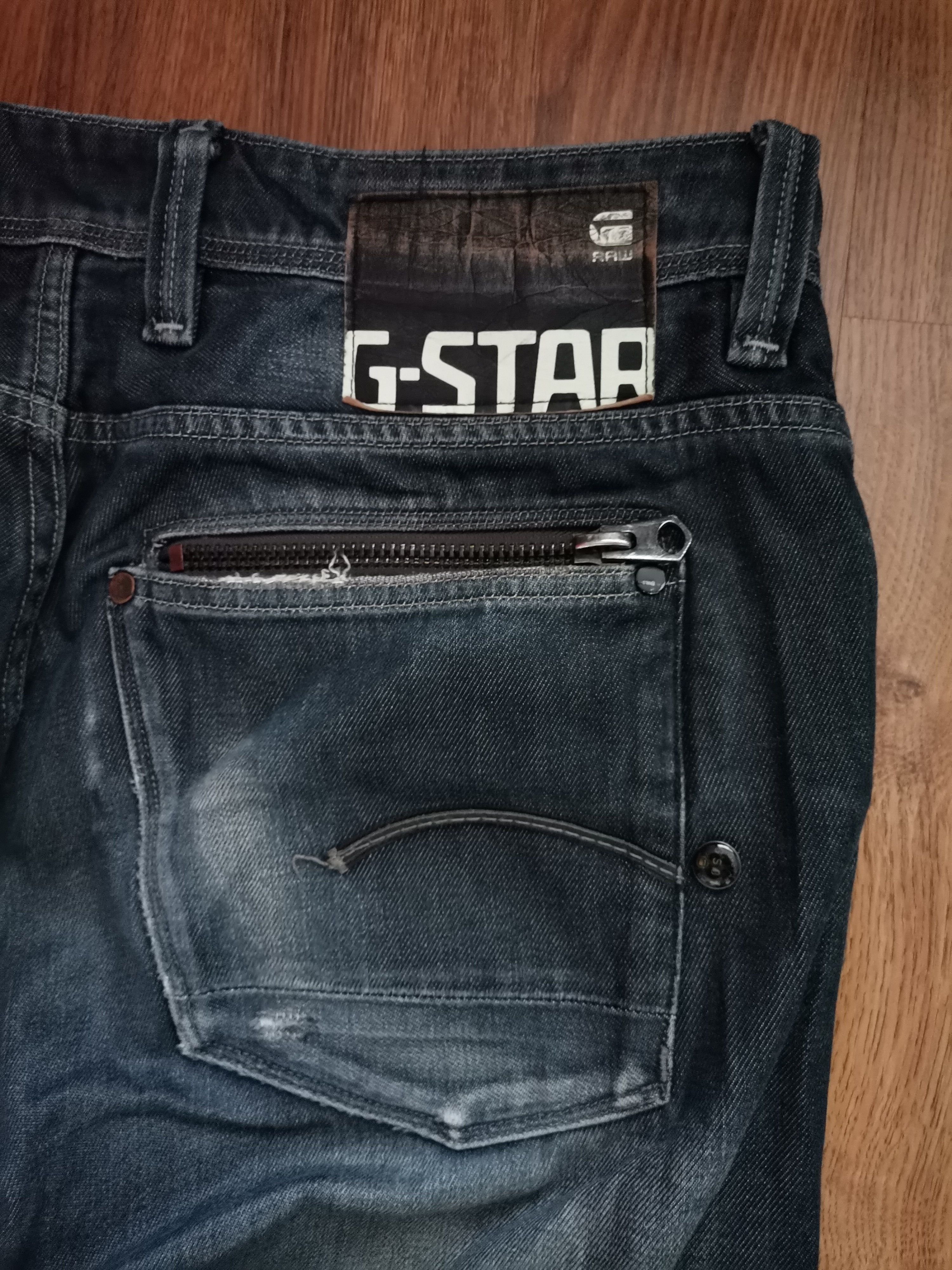 G-Star × Vintage Vintage G-Star Raw Distressed Jeans Size US 34 / EU 50 - 5 Thumbnail