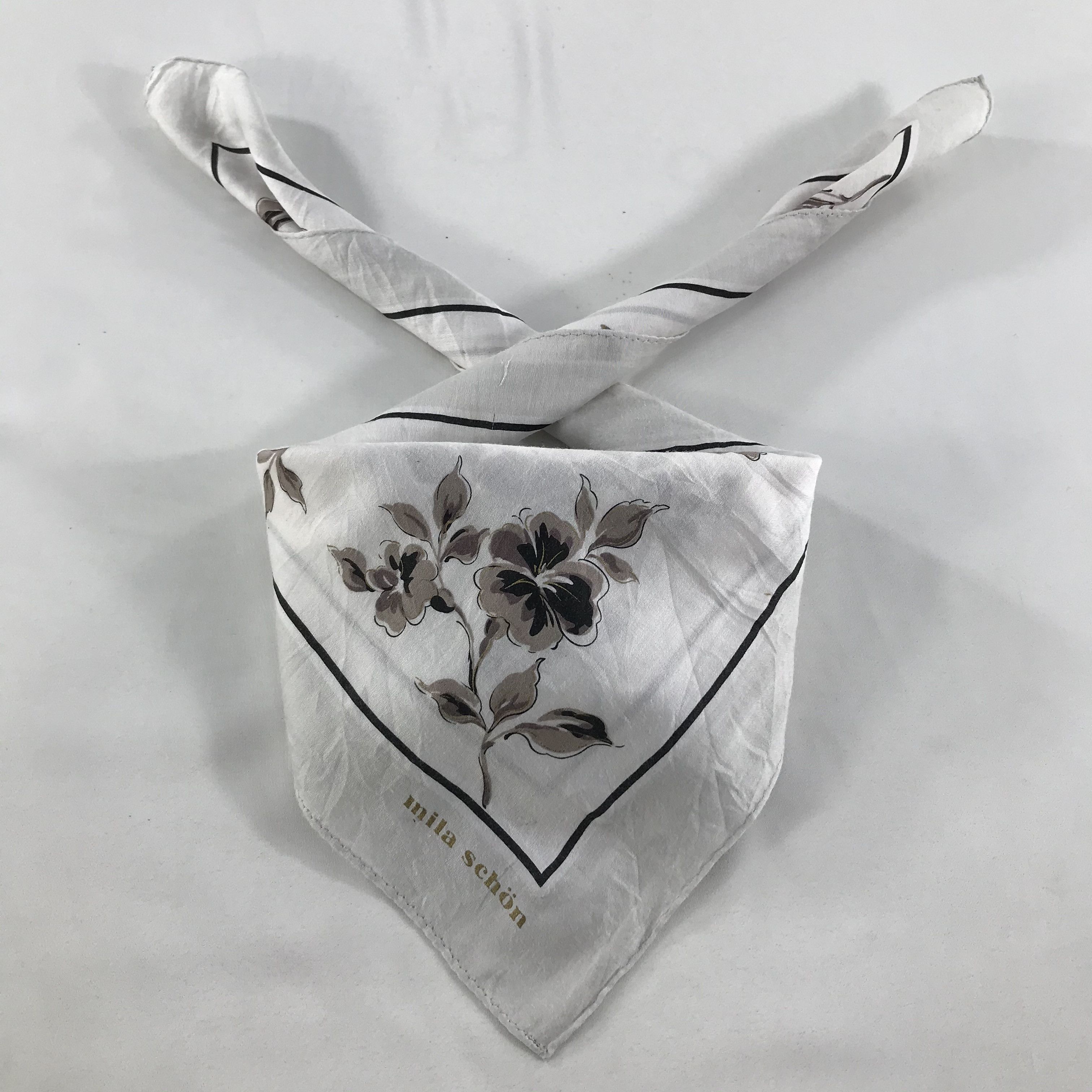 Mila Schon × Vintage Mila Schon Bandana / Handkerchief / Neckerchief - S1211 Size ONE SIZE - 3 Thumbnail