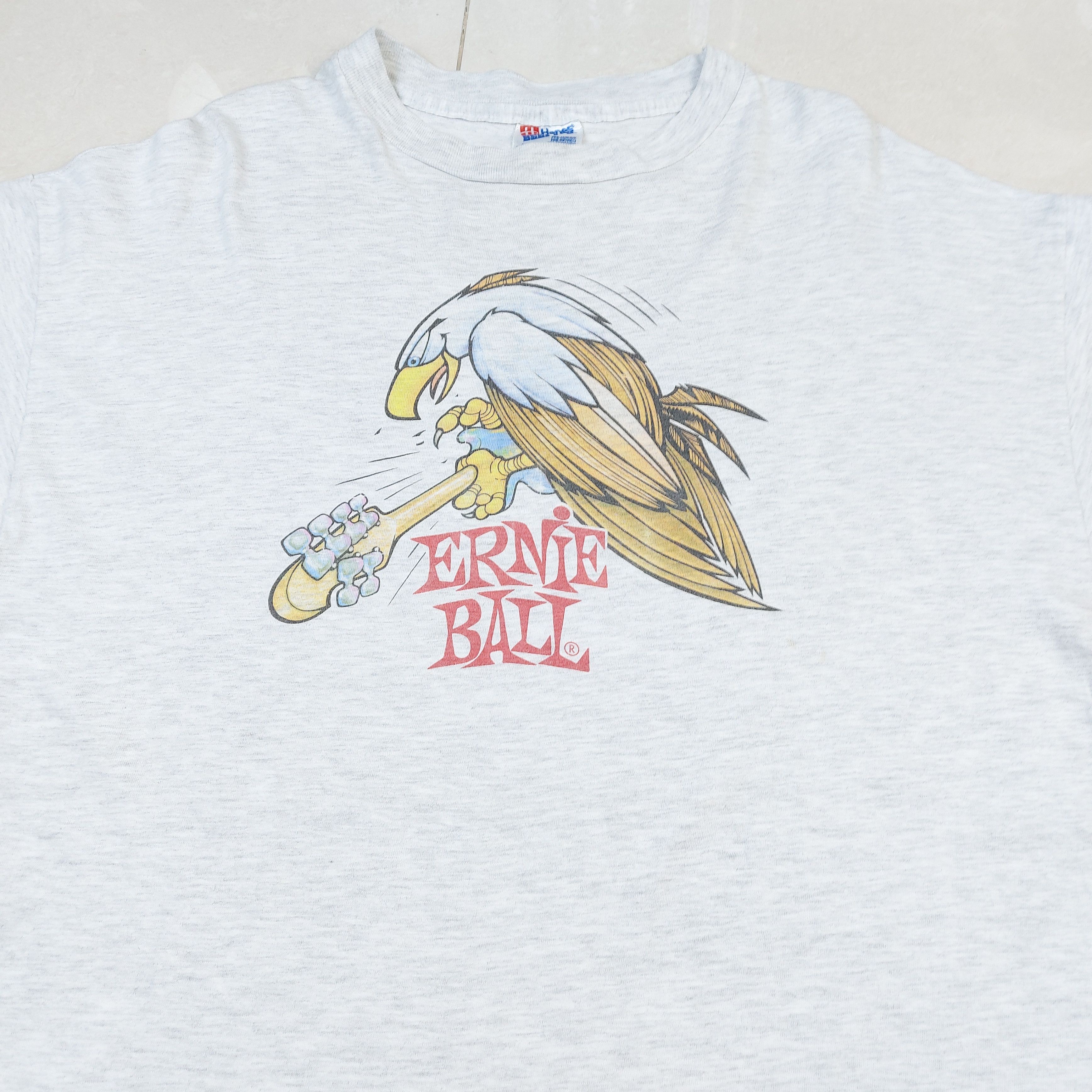 Other Vintage 90s Ernie Ball Classic Eagle Guitar Strings USA TEE Size US XL / EU 56 / 4 - 6 Thumbnail