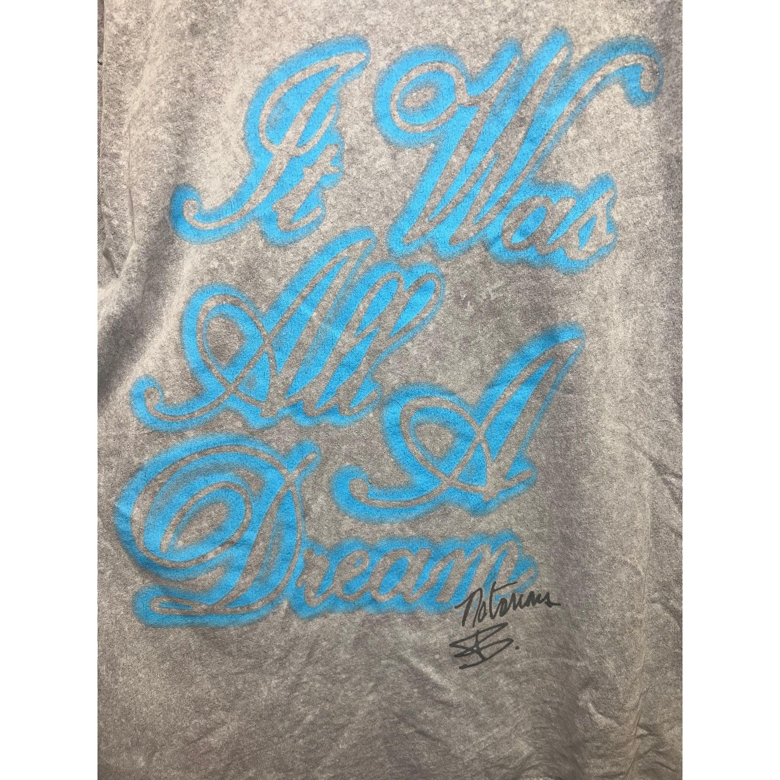 Band Tees Notorious Big It Was All A Dream Shirt Gray Rap Rapper Tee L Size US L / EU 52-54 / 3 - 7 Thumbnail