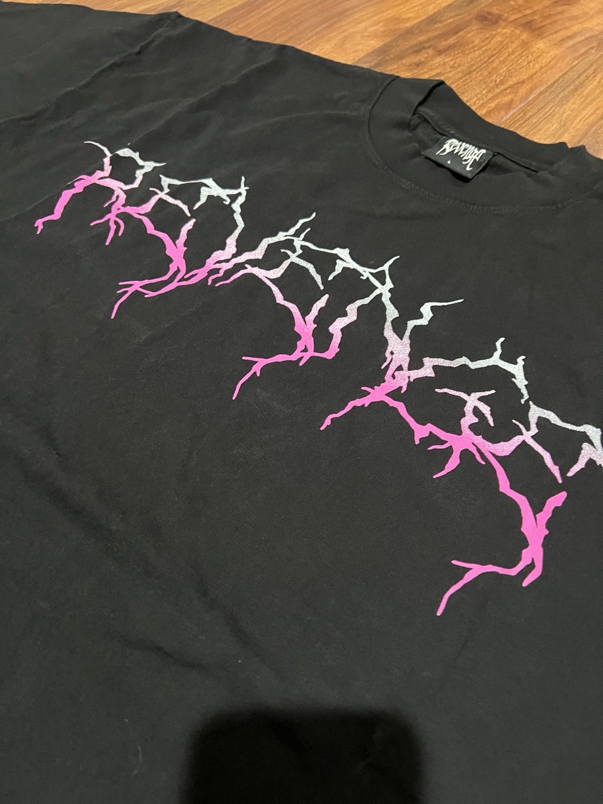 Revenge Revenge Pink Lightning Gradient Tee Size US L / EU 52-54 / 3 - 3 Thumbnail