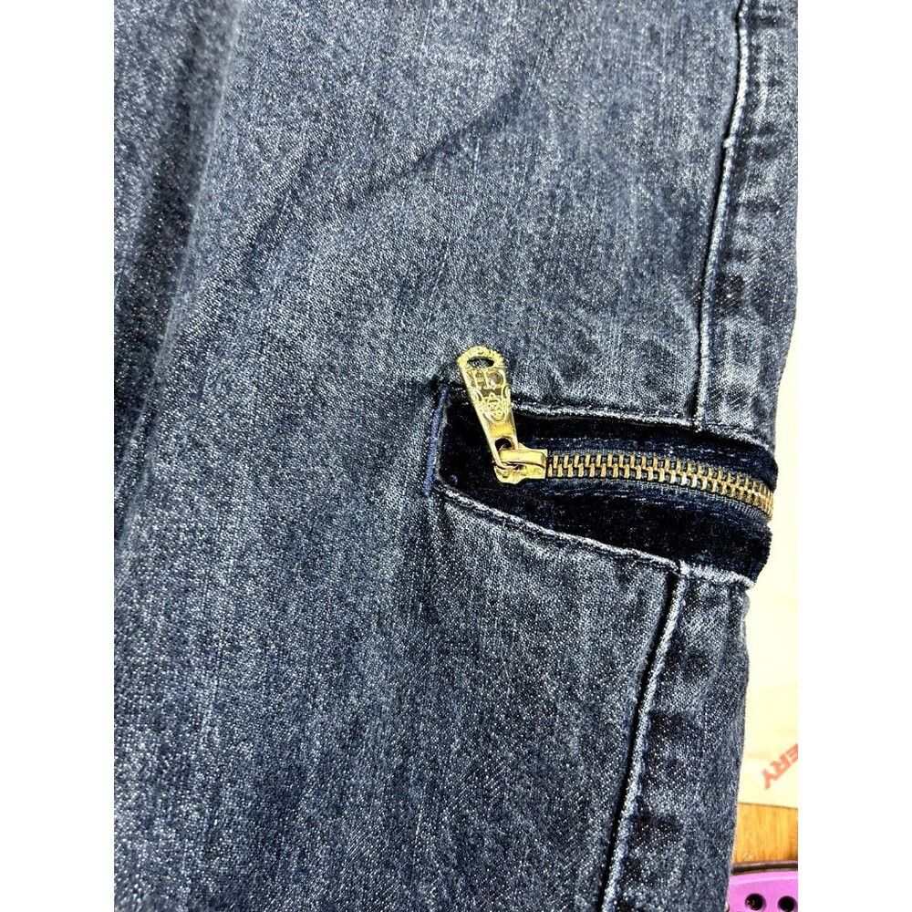 JNCO × Southpole × Vintage Vintage 90s Crown Holder Imperial Brand Baggy Skater Flame Size US 38 / EU 54 - 5 Thumbnail