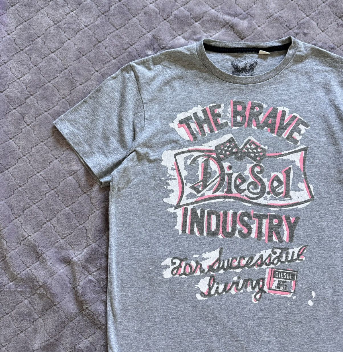 Diesel × Vintage Vintage Diesel The Brave Industry Graphic Tee Size US S / EU 44-46 / 1 - 2 Thumbnail