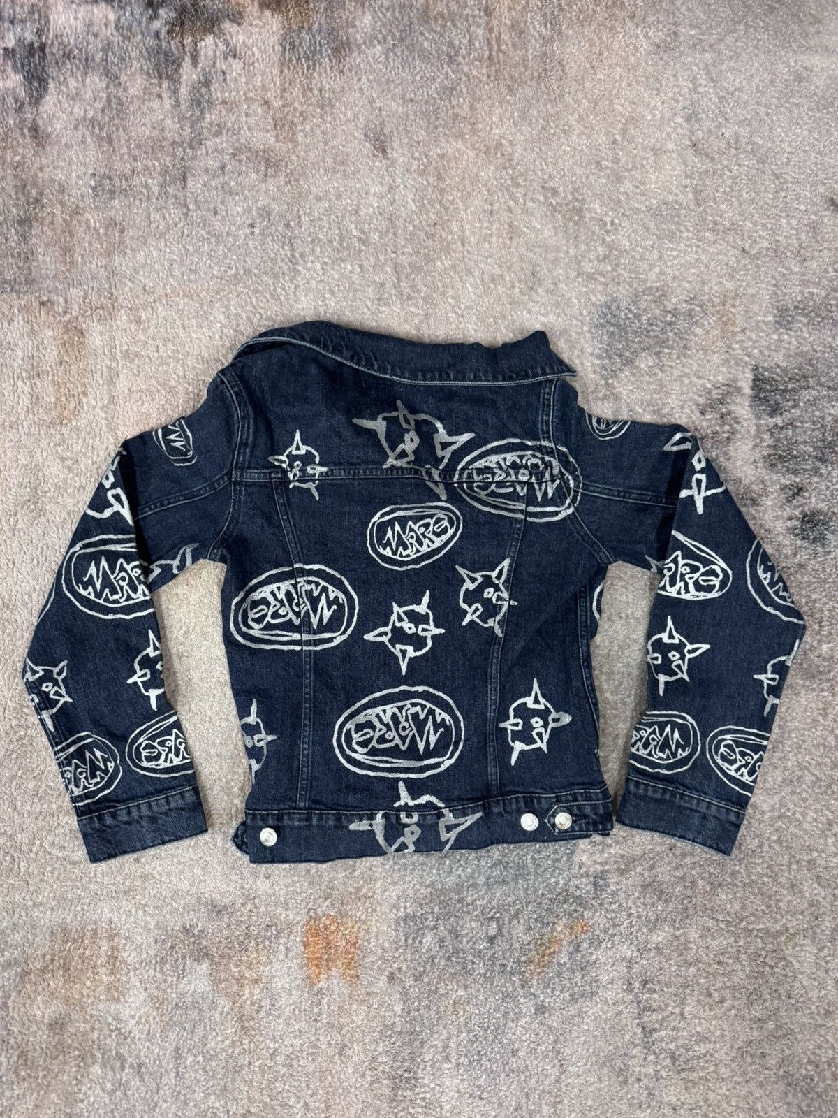 Heaven by Marc Jacobs × Marc Jacobs Heaven by Marc Jacobs Denim Printed Jacket Size US S / EU 44-46 / 1 - 8 Thumbnail