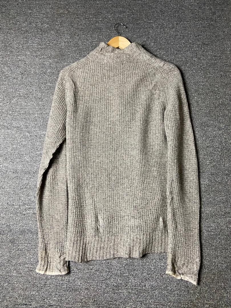 Japanese Brand 23 Homme Half Zip Knit Sweater (174) Size US XXS / EU 40 - 2 Thumbnail