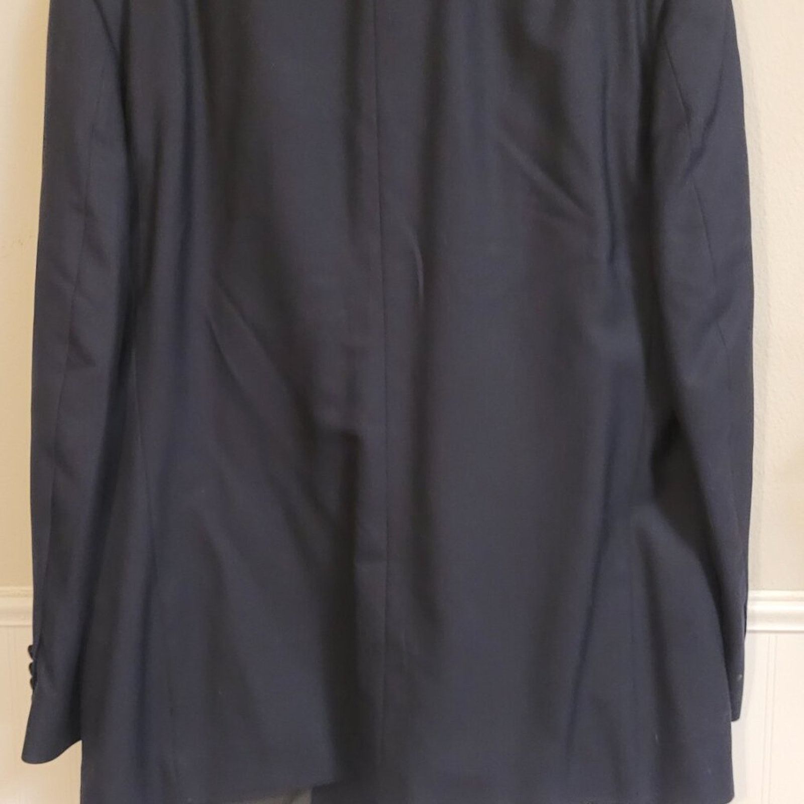 Oscar De La Renta Oscar de la Renta 100% Wool Navy Smart Blazer 46R Size US L / EU 52-54 / 3 - 7 Thumbnail
