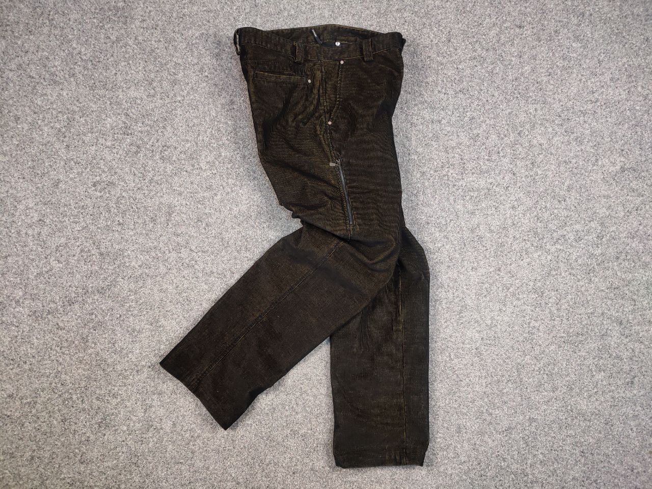 Versace 🔥 Vintage 90's Versace Corduroy Gradient fabric Zip Pants Size US 34 / EU 50 - 14 Thumbnail