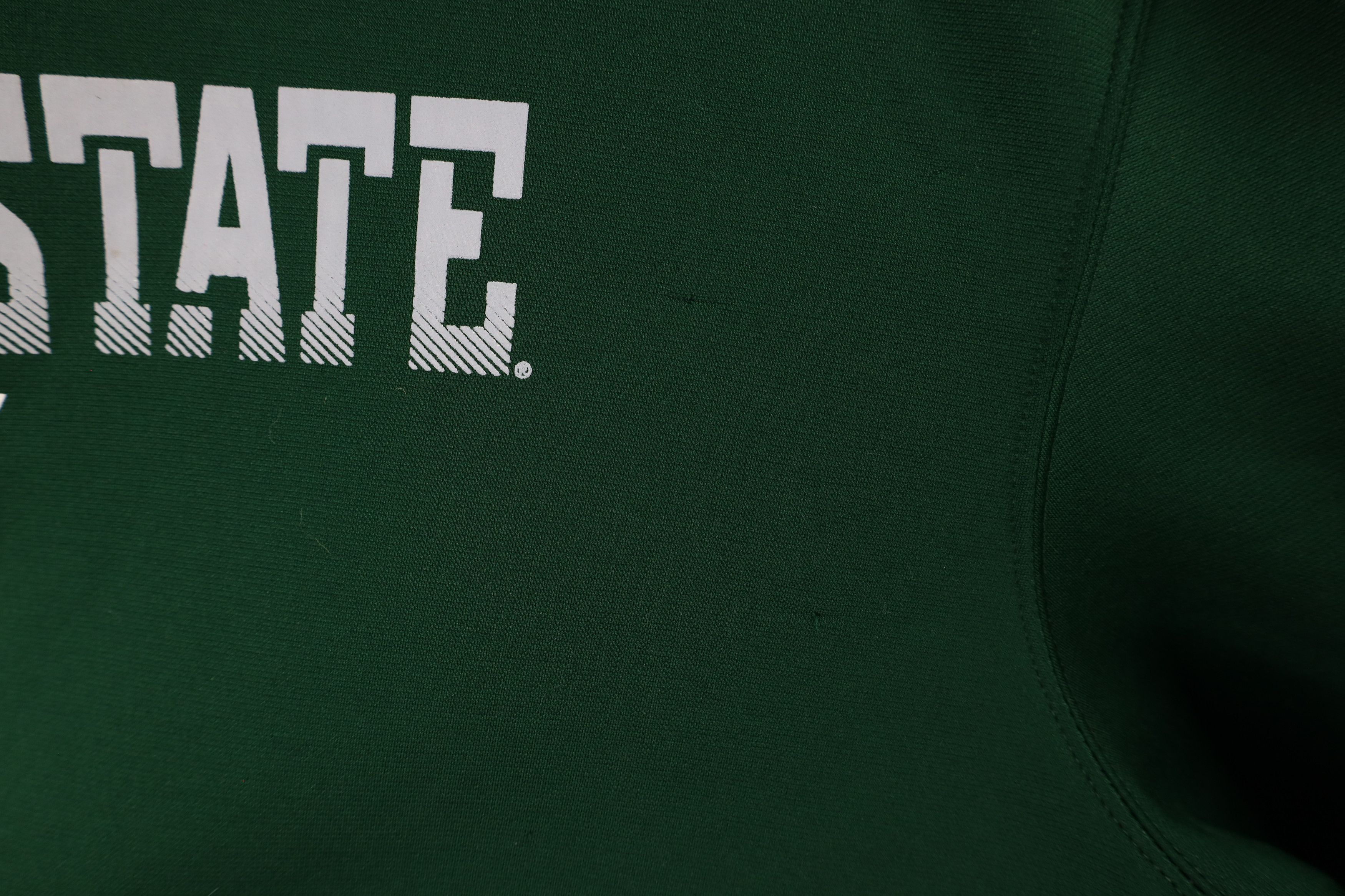 Under Armour × Vintage Under Armour Michigan State University Hoodie Sweatshirt Size US L / EU 52-54 / 3 - 6 Thumbnail