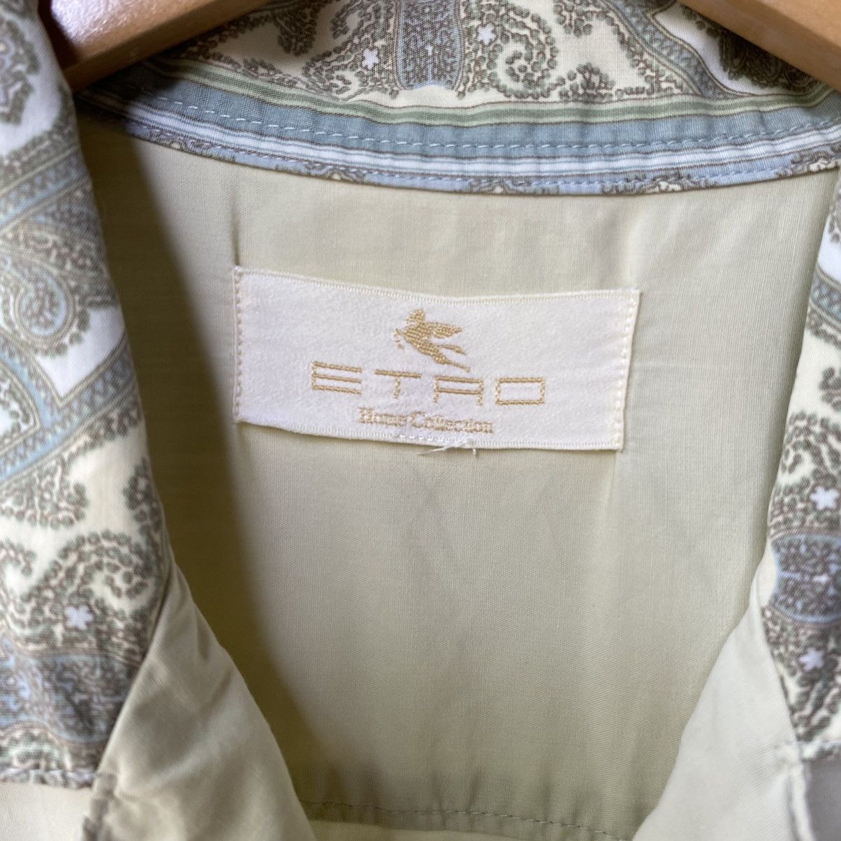 Etro ETRO Beige Pattern Trim Shirt Size M / US 6-8 / IT 42-44 - 6 Thumbnail