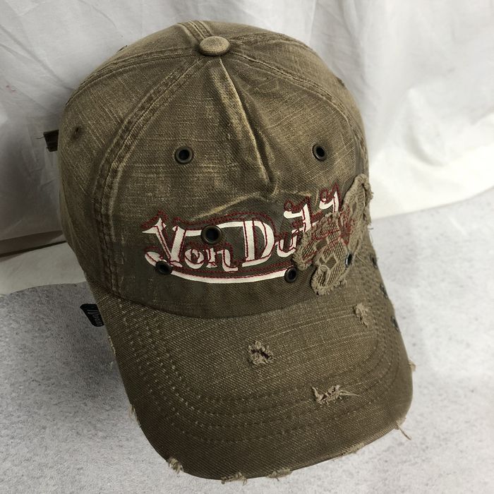 Vintage Von Dutch Distressed Ripped Hats | Grailed