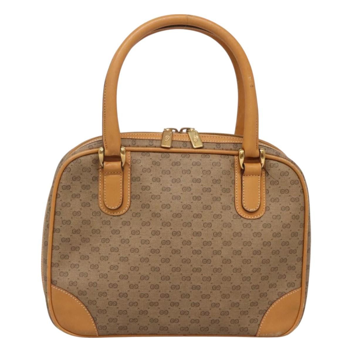 Gucci GUCCI Micro GG Supreme Hand Bag Pvc Beige Gold 000 39 000 39 Size ONE SIZE - 3 Thumbnail