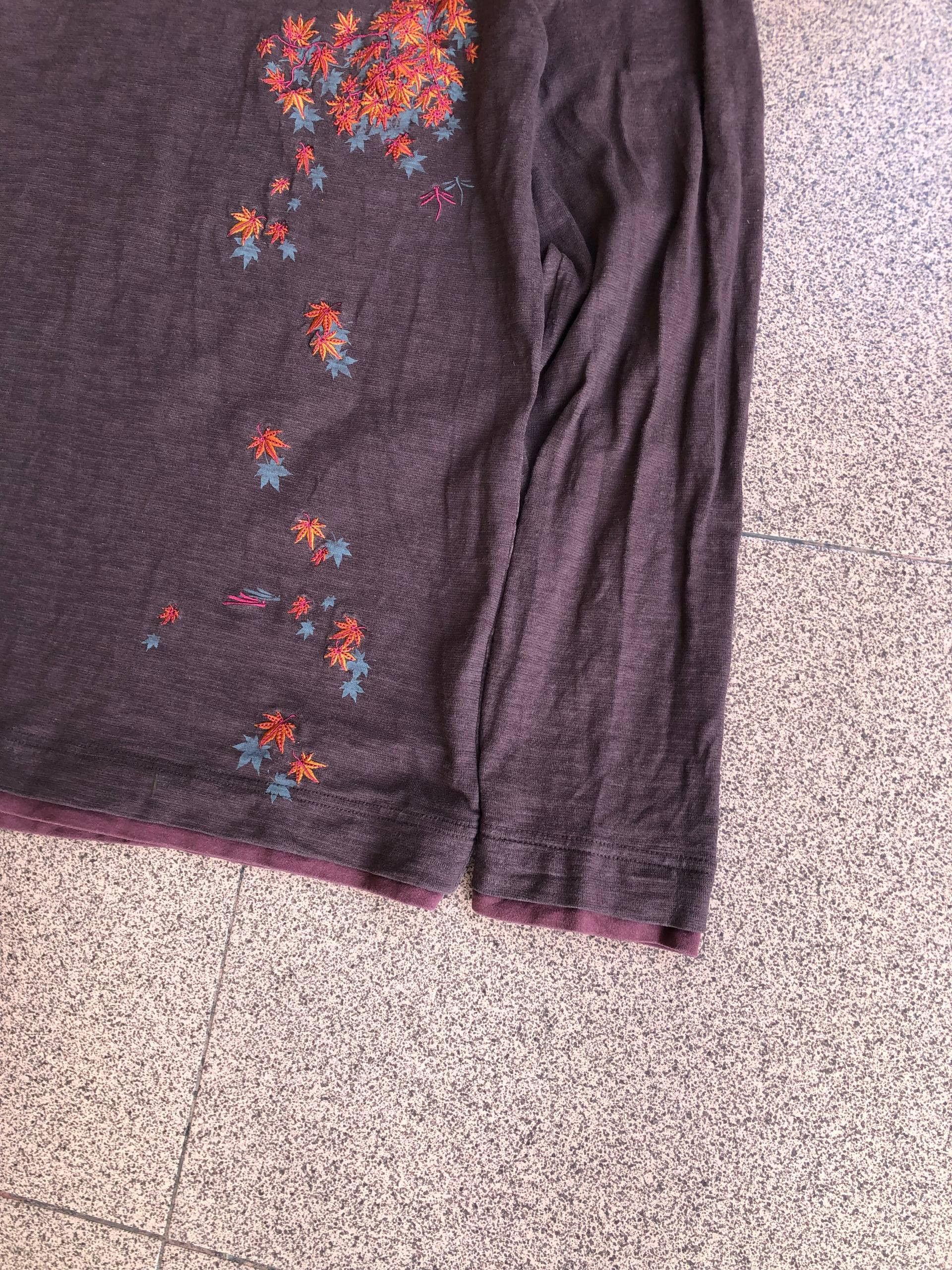 If Six Was Nine 2000s Double Layer Takeo Kikuchi Floral embroidery Size US L / EU 52-54 / 3 - 5 Thumbnail