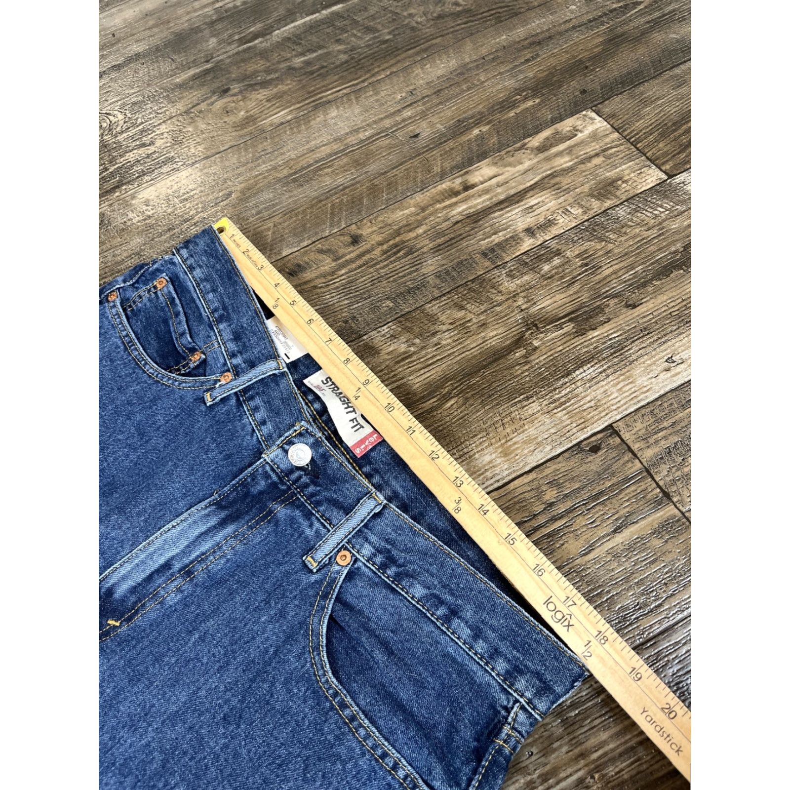 Levi's NWT Levi's 505 Jeans Regular Men 36x30 Red Tab Blue Straight Y2K USA Size US 36 / EU 52 - 6 Thumbnail