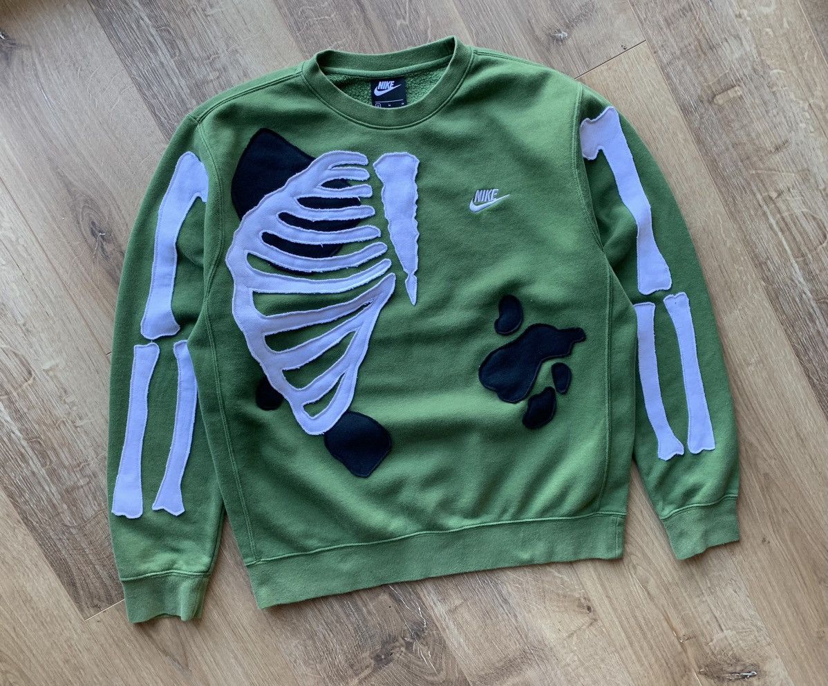 Nike Vintage Nike Skeleton big logo sweatshirt Size US M / EU 48-50 / 2 - 2 Thumbnail