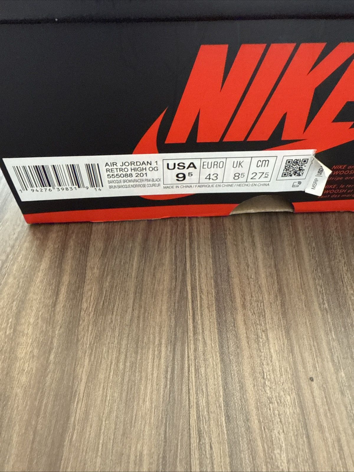 Nike Nike Air Jordan 1 Retro High OG “Bio Hack” Baroque -Size 9.5 Size US 9.5 / EU 42-43 - 2 Thumbnail