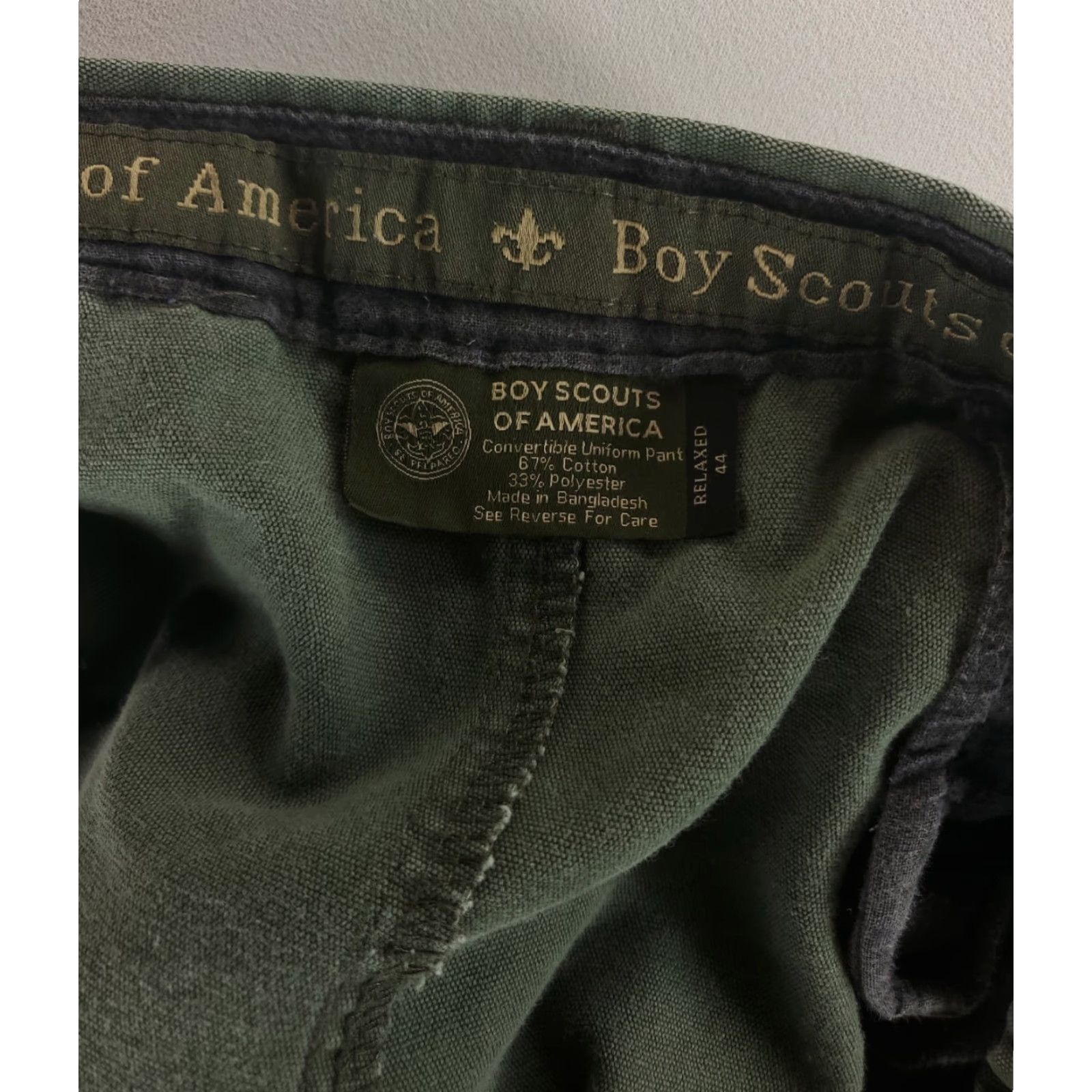 Vintage VINTAGE Boy Scouts America BSA Switchback Cargo Pants Mens Relaxed 44 Inseam 28 Green Cargo 44 Mens Boys? Size US 44 / EU 60 - 3 Thumbnail