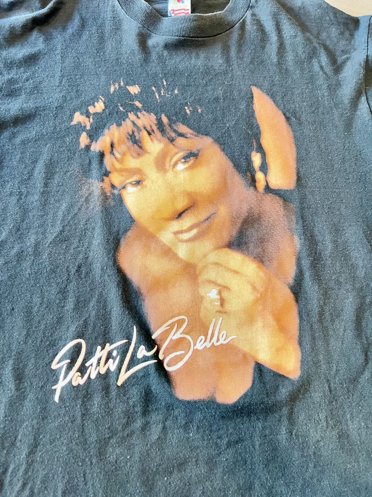 Fruit Of The Loom Vintage 90s Patti LaBelle Don’t Block The Blessings Tee XL Size US XL / EU 56 / 4 - 9 Thumbnail