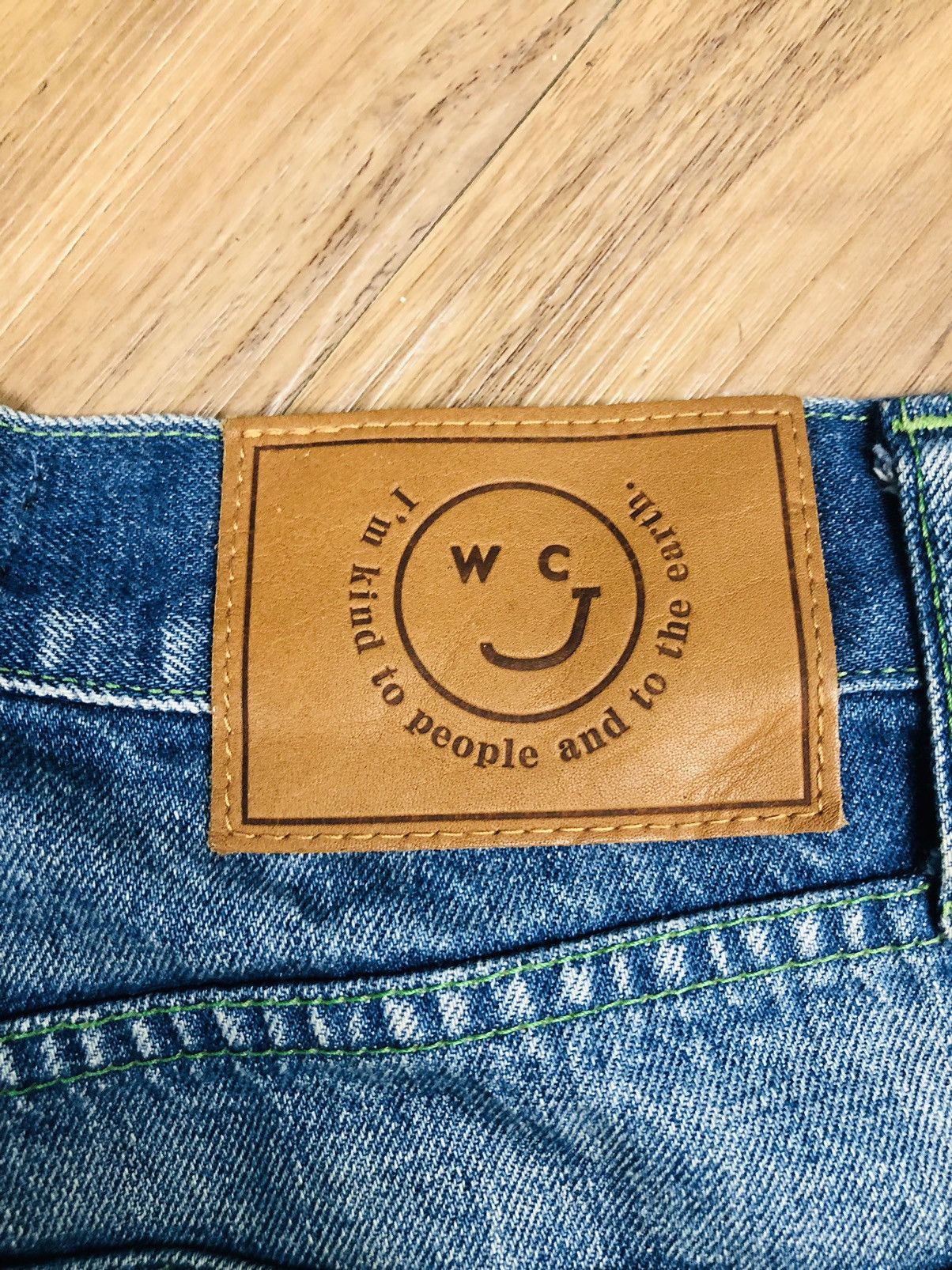 If Six Was Nine WCJ Wide-Leg Ripped Jeans - Unique Thigh Cutout Denim (40) Size US 26 / EU 42 - 19 Thumbnail
