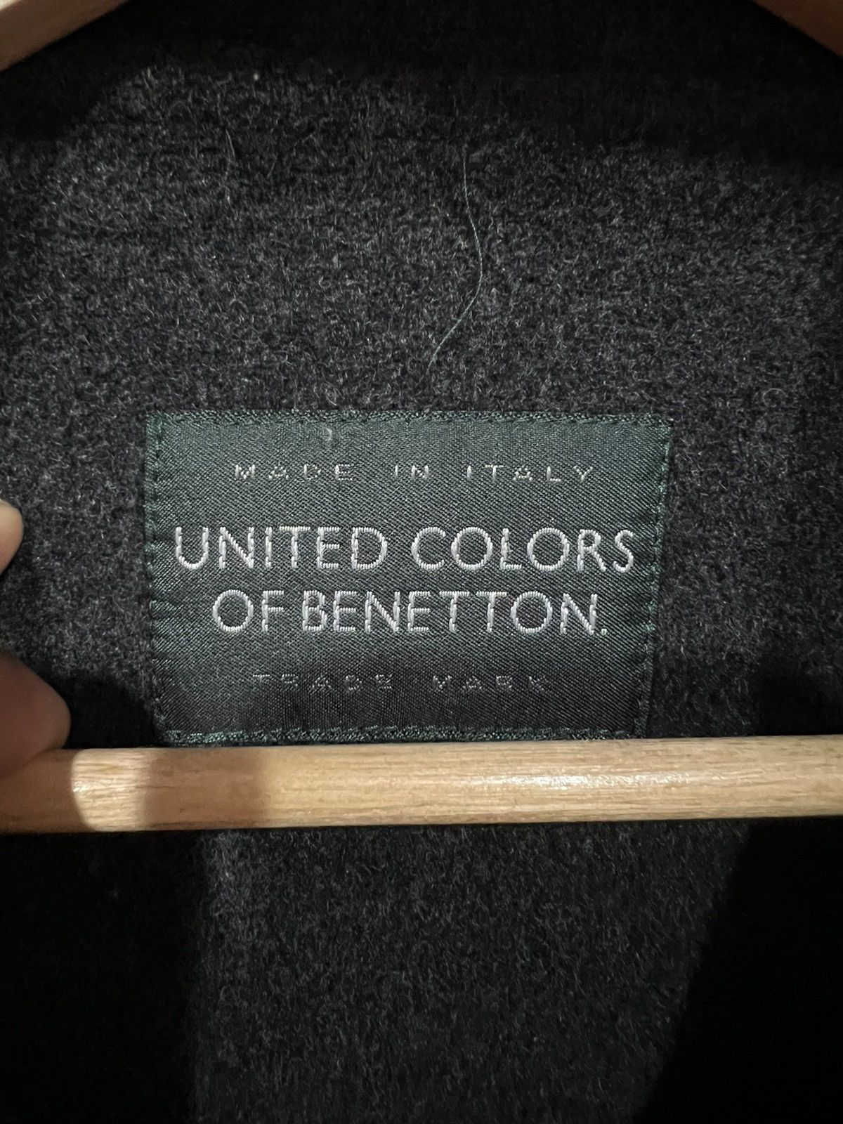 United Colors Of Benetton 🔥 UCB UNITED COLORS OF BENETTON DUFFLE COAT Size US L / EU 52-54 / 3 - 6 Thumbnail
