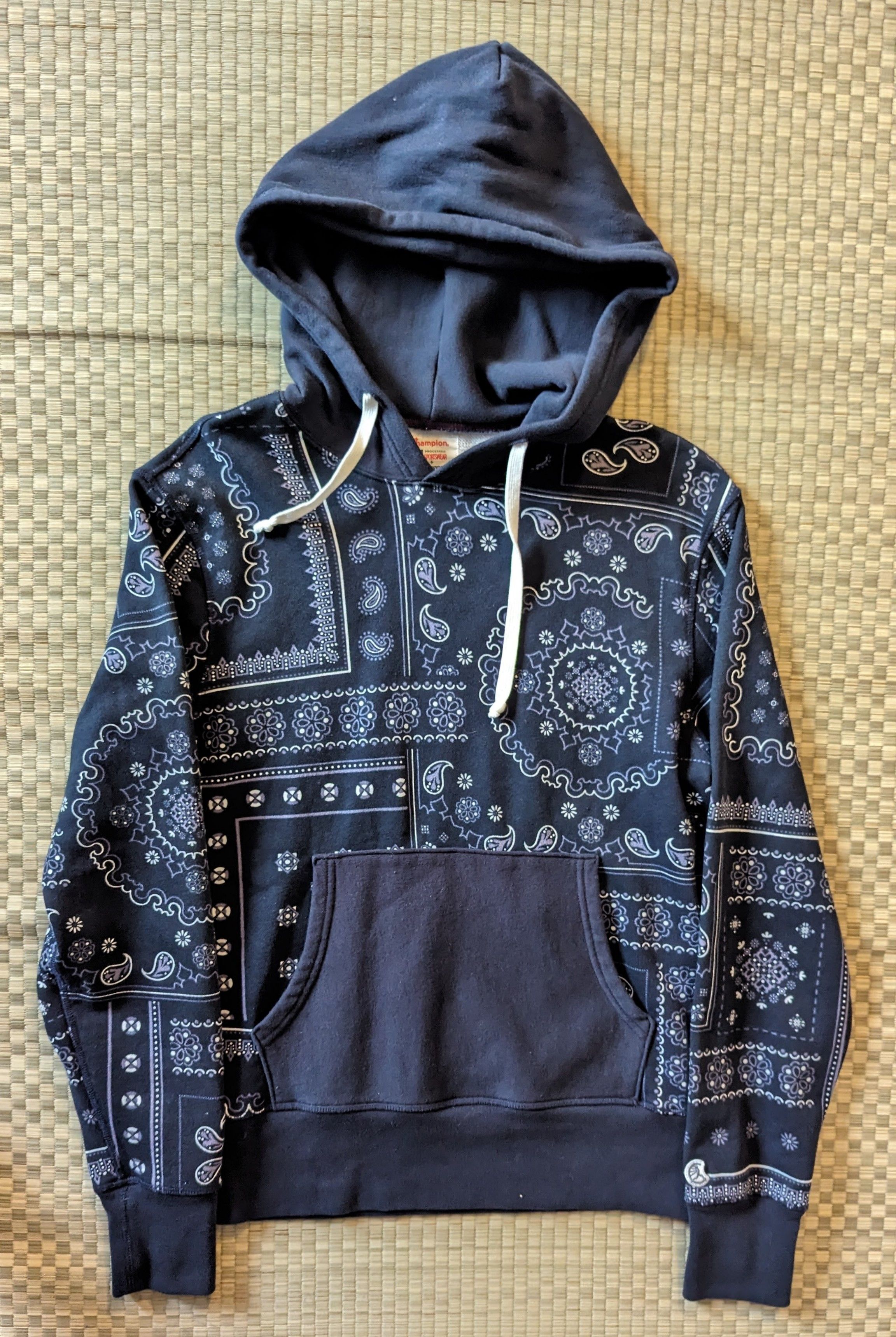 Todd Snyder x Champion Bandana Pullover Hoodie Made in USA