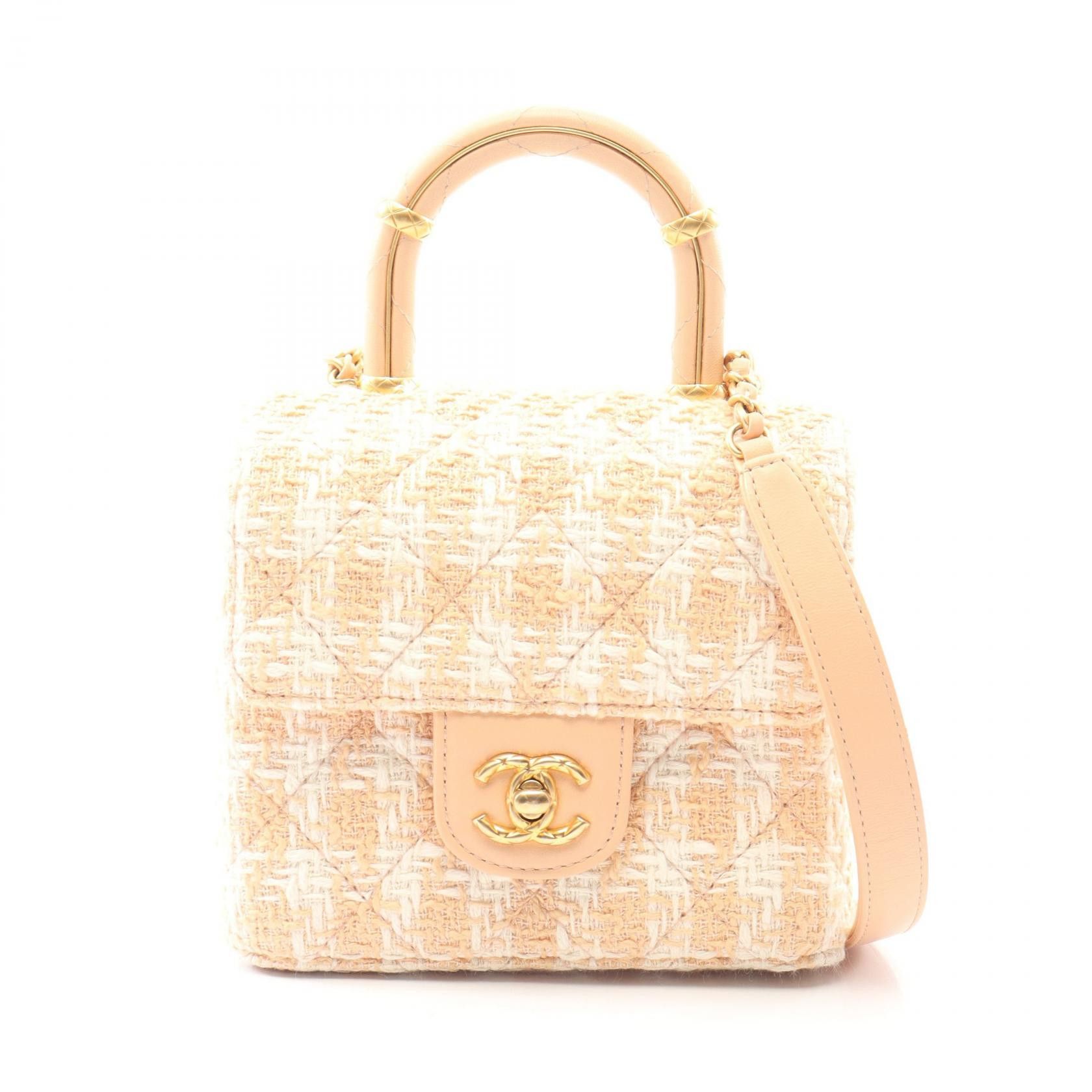 Chanel Chanel Chanel Matelasse 2way top handle shoulder bag Textile Shoulder Bag AS4035 DUTY FREE for USA Size ONE SIZE - 1 Thumbnail