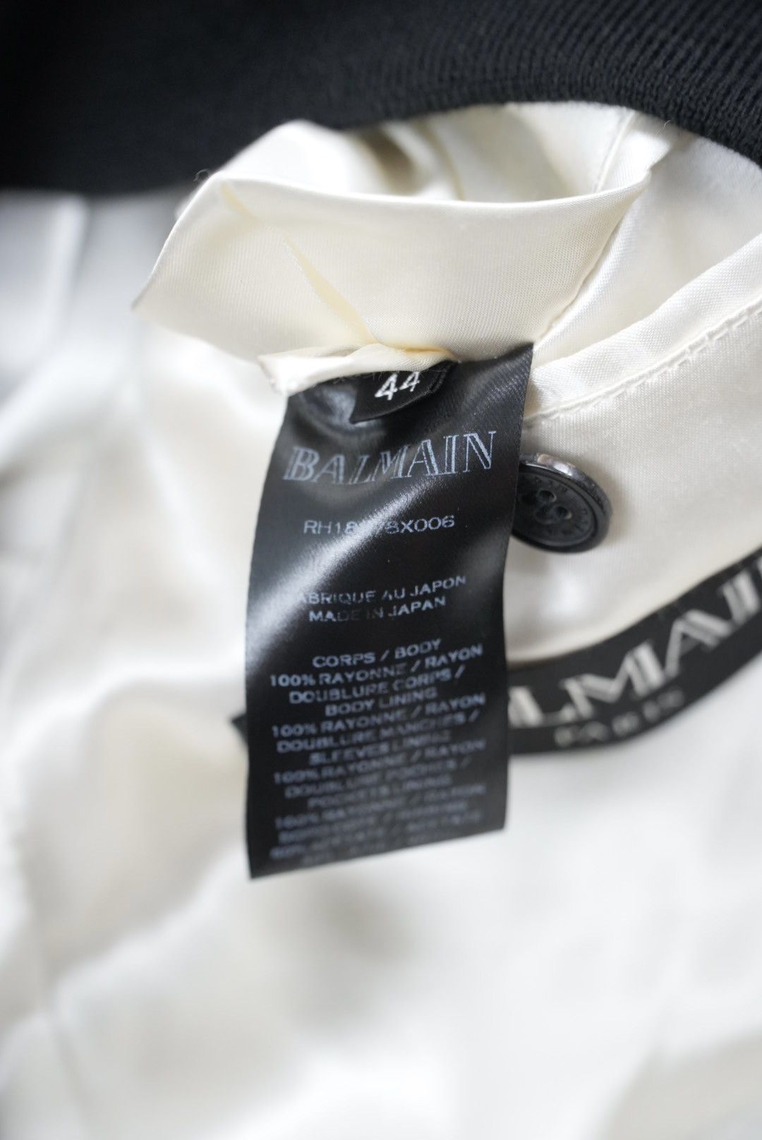 Balmain Balmain Palm Tree-Print Satin Bomber Jacket Size US S / EU 44-46 / 1 - 10 Thumbnail