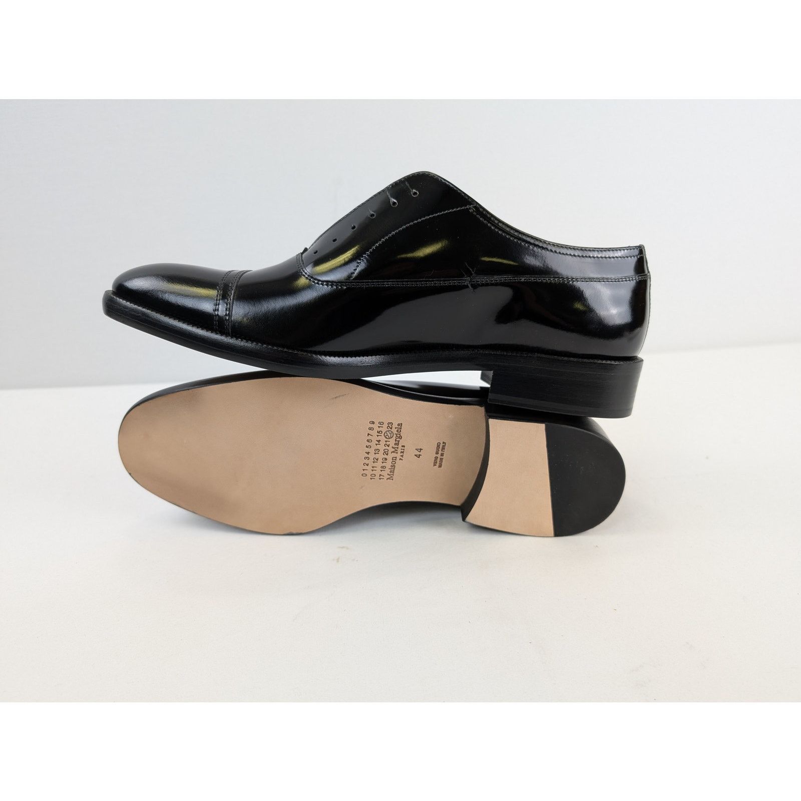 Maison Margiela o1rshd1 MMMKE Leather Shoe Boots in Black Size US 11 / EU 44 - 11 Thumbnail
