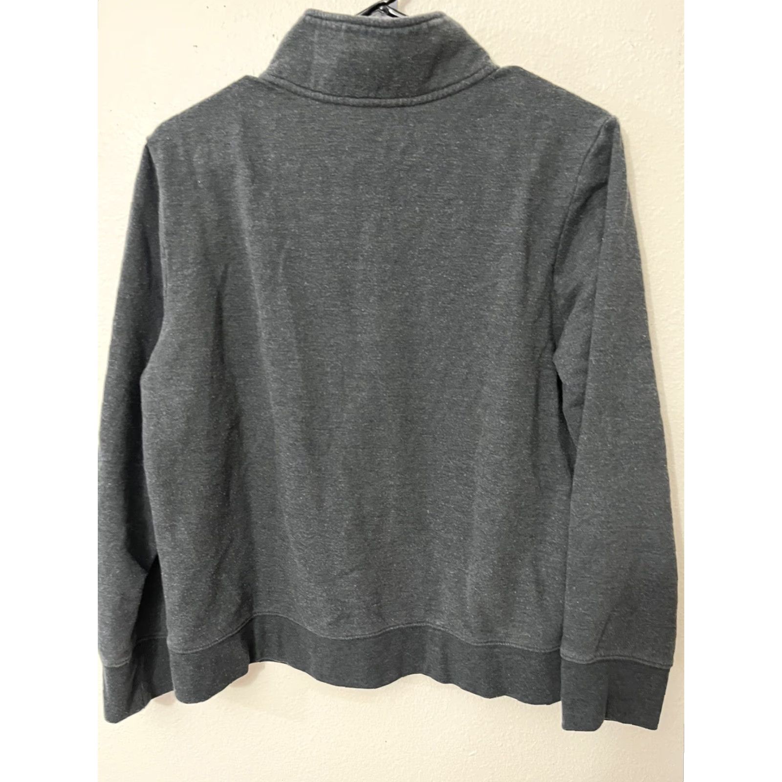 Eddie Bauer VINTAGE Eddie Bauer Womens Sweater Shirt Adult Medium Gray 1/4 Zip Mock Neck Pullover Sweater Mens Womens Girls Boys Size M / US 6-8 / IT 42-44 - 2 Thumbnail