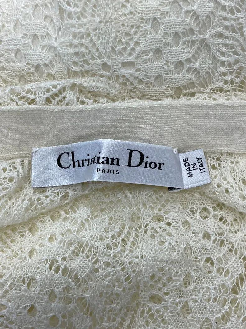Dior Dior White mesh skirt Size 27" / US 4 / IT 40 - 3 Thumbnail