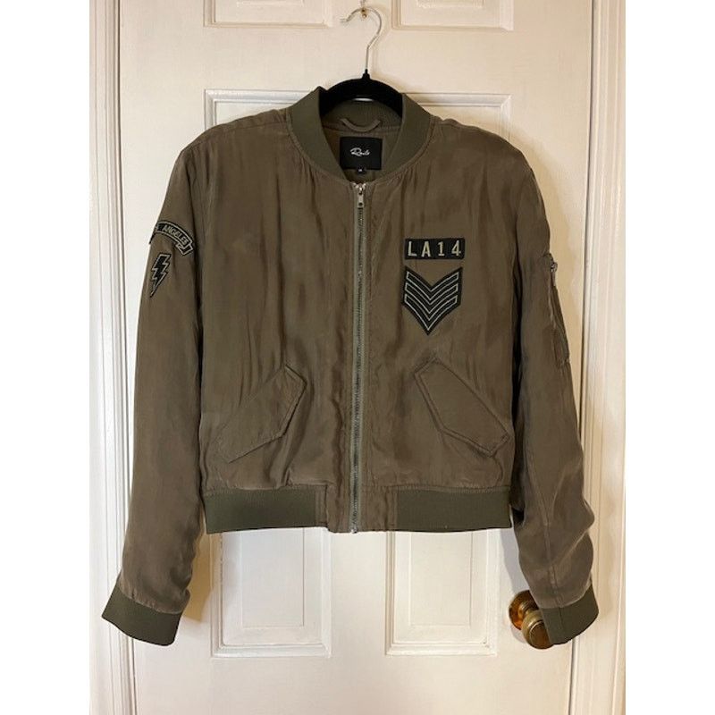 Rails Rails Cupro Military Style Jacket Size X-Small Size XS / US 0-2 / IT 36-38 - 2 Thumbnail