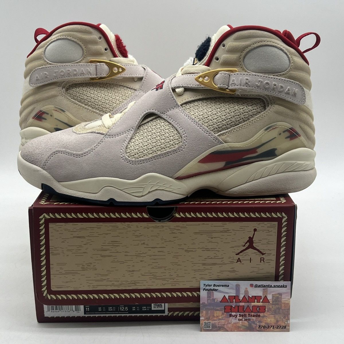 Jordan Brand Solefly x air Jordan 8 mi es su casa Size US 11 / EU 44 - 1 Thumbnail