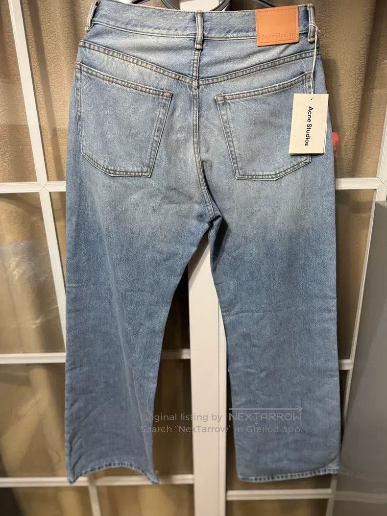 Acne Studios Acne Studios Vintage Cotton Straight-Leg Wide-Leg Jeans Size 28" / US 6 / IT 42 - 2 Thumbnail