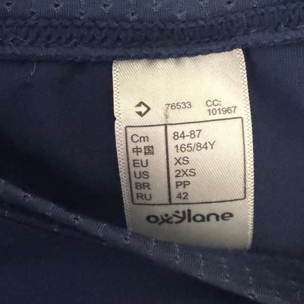 Other Oxylane Decathlon Blue Athletic Tee – XS Size XS / US 0-2 / IT 36-38 - 3 Thumbnail