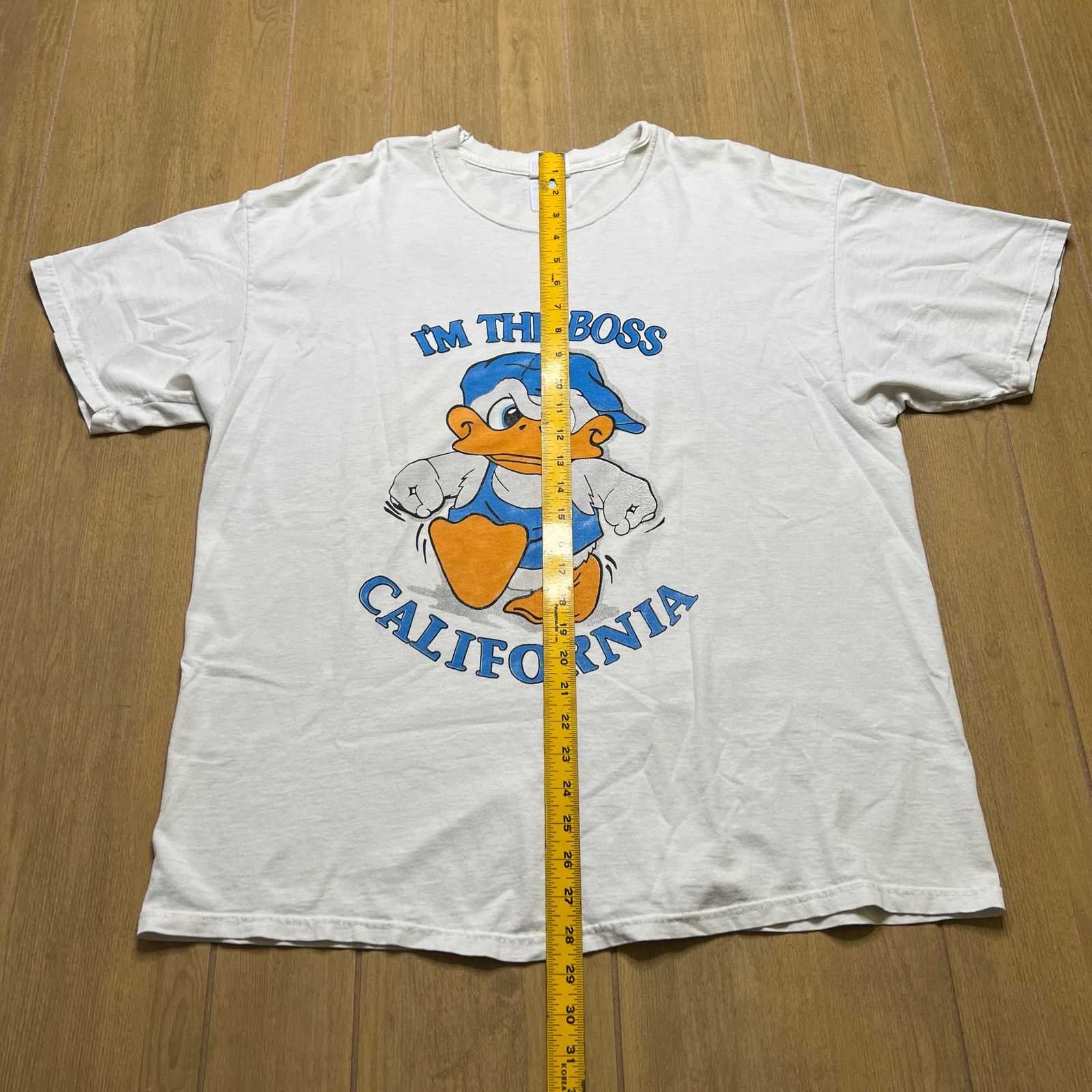 Hanes Vintage Disney Donald Duck T-Shirt Im The Boss California XL Size US XL / EU 56 / 4 - 4 Thumbnail
