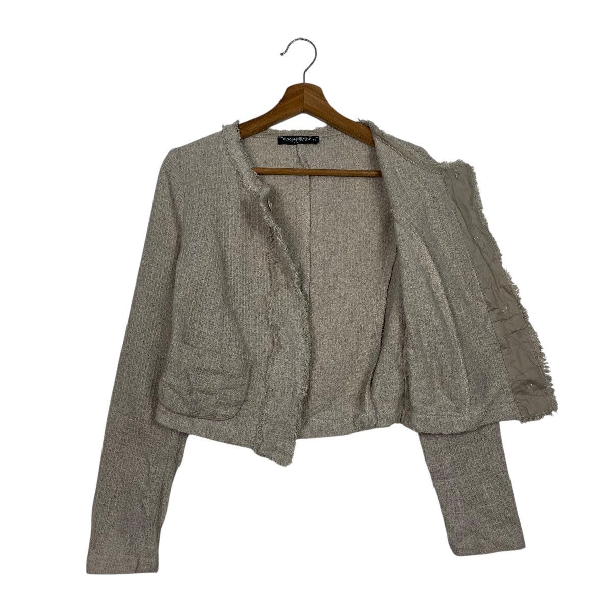 Other Rinascimento Crop Jacket Made In Italy Size XS / US 0-2 / IT 36-38 - 10 Thumbnail