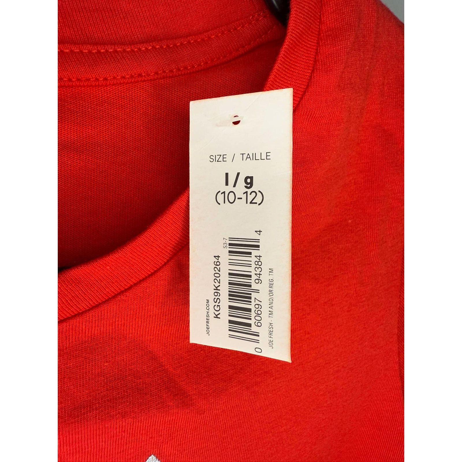 Joe Freshgoods NWT Joe Fresh Graphic Tee Red/White Kids L (10-12) Size L / US 10 / IT 46 - 4 Thumbnail