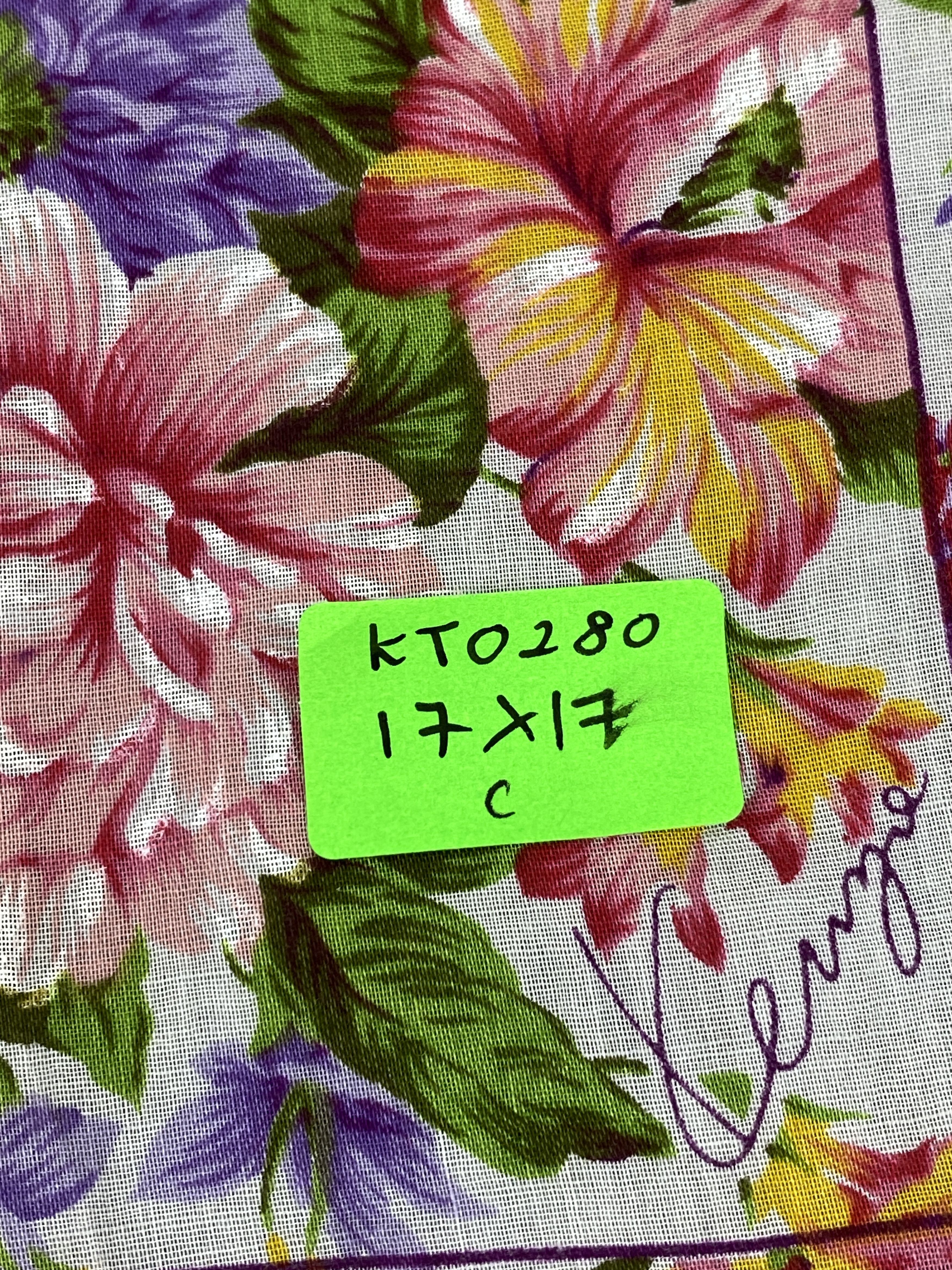 Kenzo Vintage Kenzo Flowers Handkerchief / Neckerchief KT0280 Size ONE SIZE - 8 Thumbnail