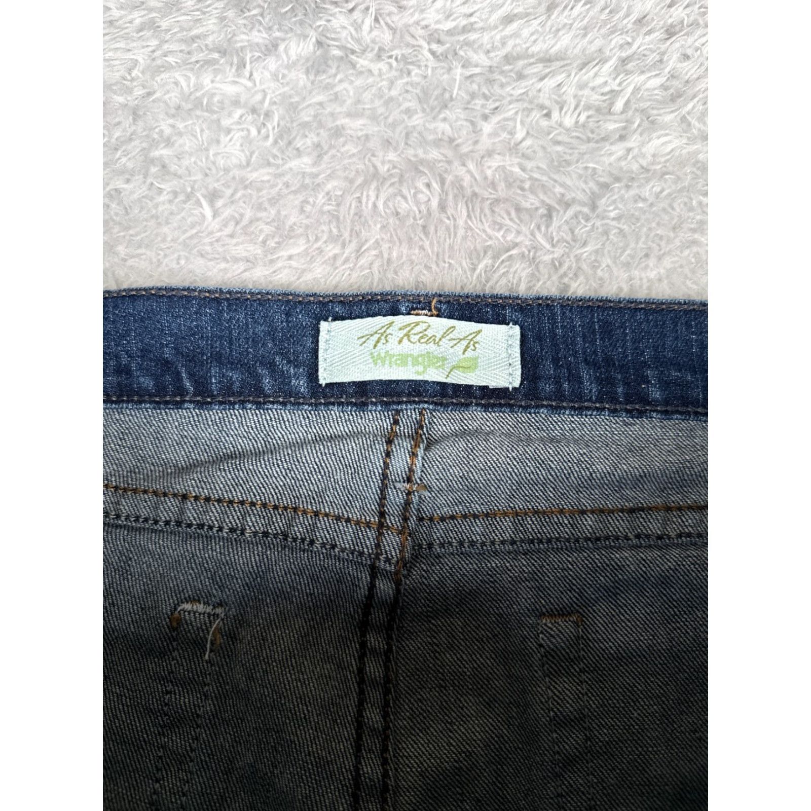 Wrangler Wrangler Jeans Women 14 Blue Bootcut Denim As Real As Cotton Blend Mid 34x28 Size 36" / US 14 / IT 50 - 6 Thumbnail