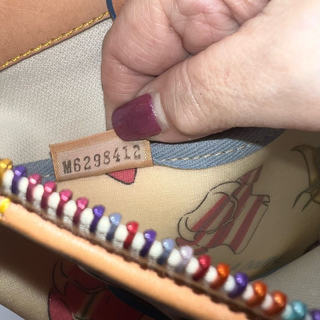 Dooney & Bourke Dooney & Bourke Miami Beach Leather Coated Canvas Rainbow Zi Size ONE SIZE - 11 Thumbnail