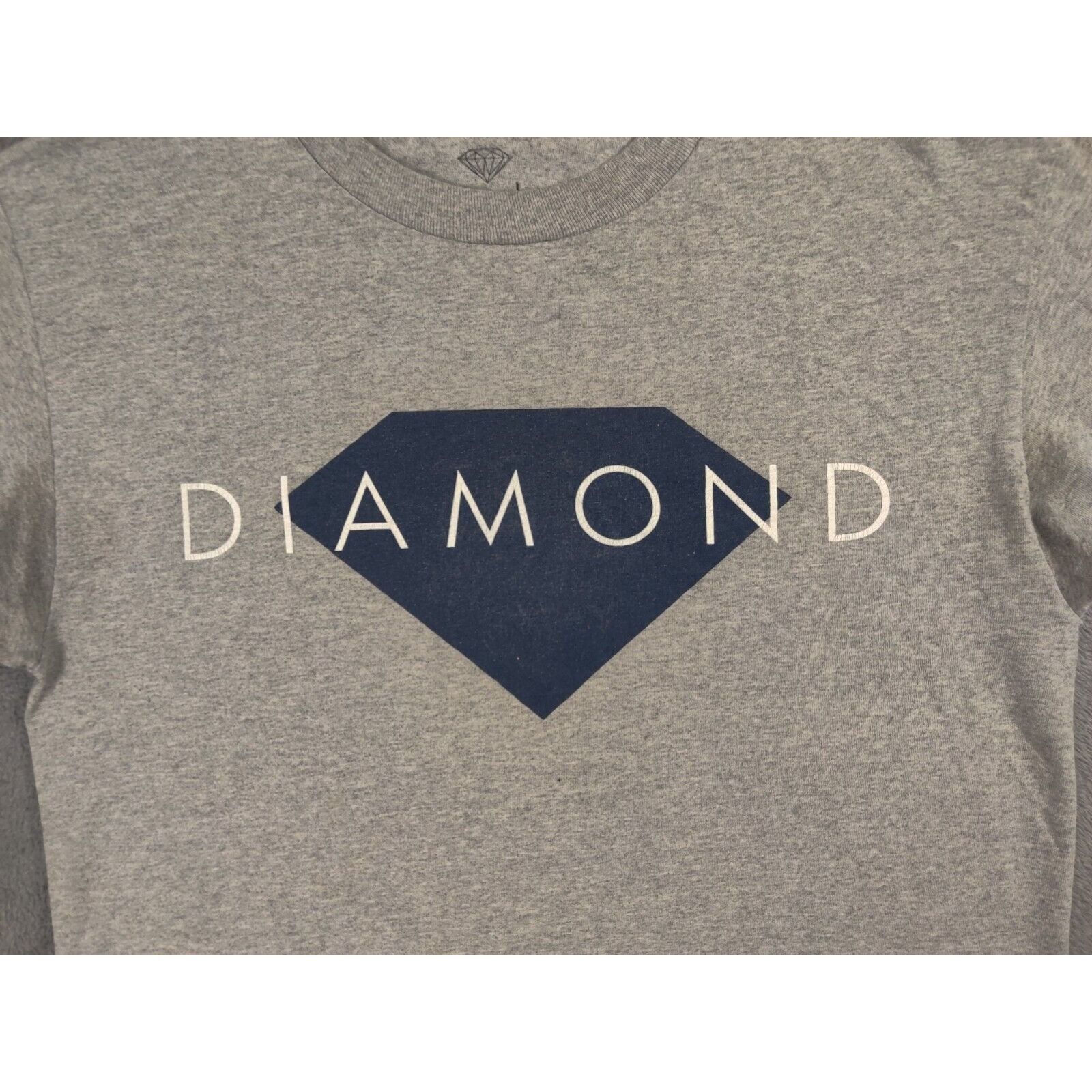 Diamond Supply Co. Diamond Supply Co Shirt Adult Mens Medium Gray Spell Out Size US M / EU 48-50 / 2 - 2 Thumbnail