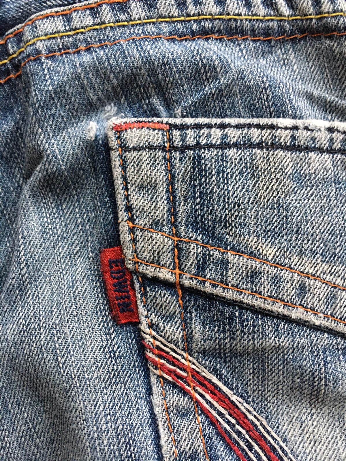 Edwin × Japanese Brand × Vintage Edwin blue trip 503 vintage Size US 34 / EU 50 - 13 Thumbnail