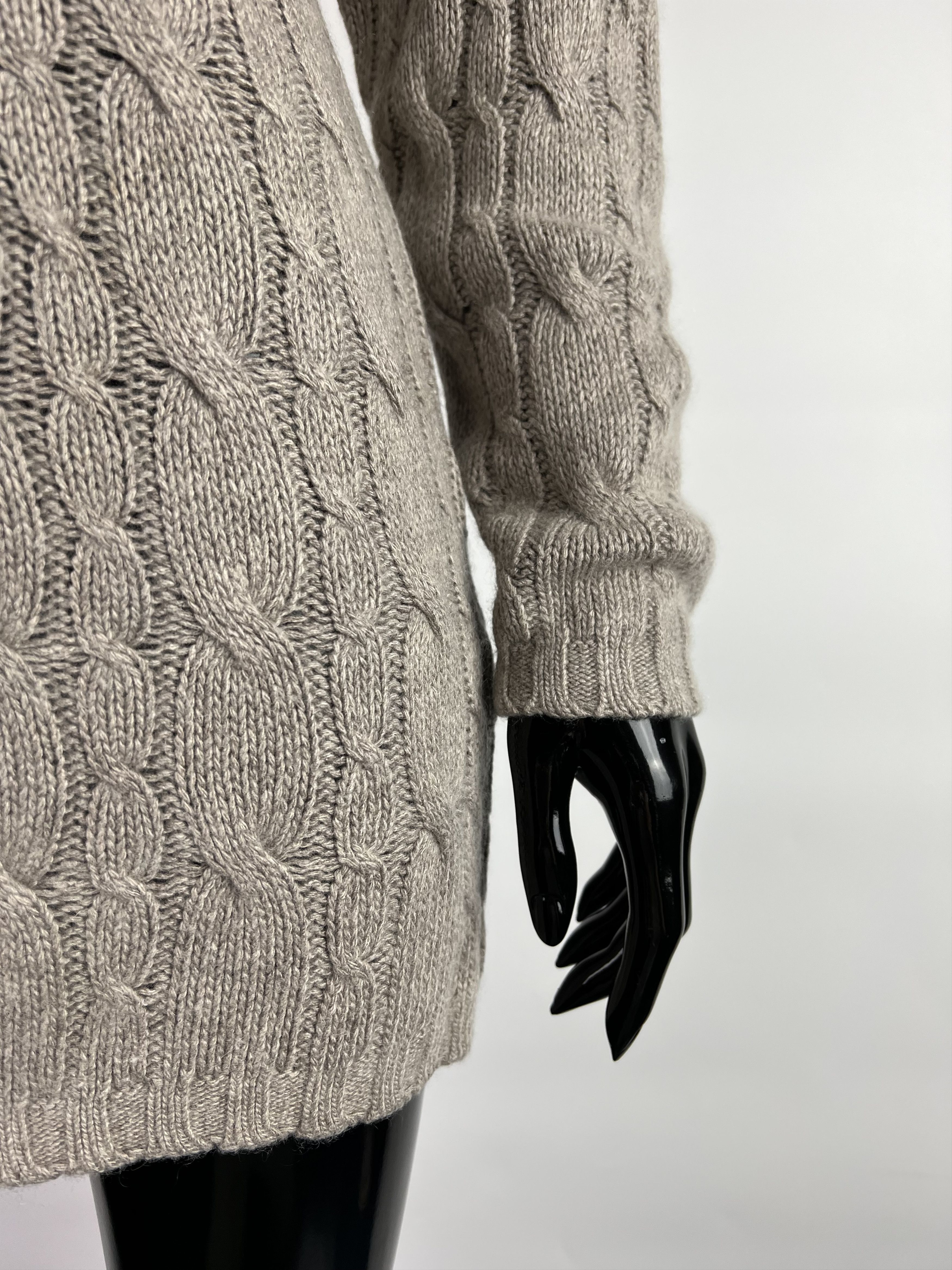 Aspesi Aspesi Basic Women's Cable Knit Cashmere Sweater Size S Size S / US 4 / IT 40 - 6 Thumbnail