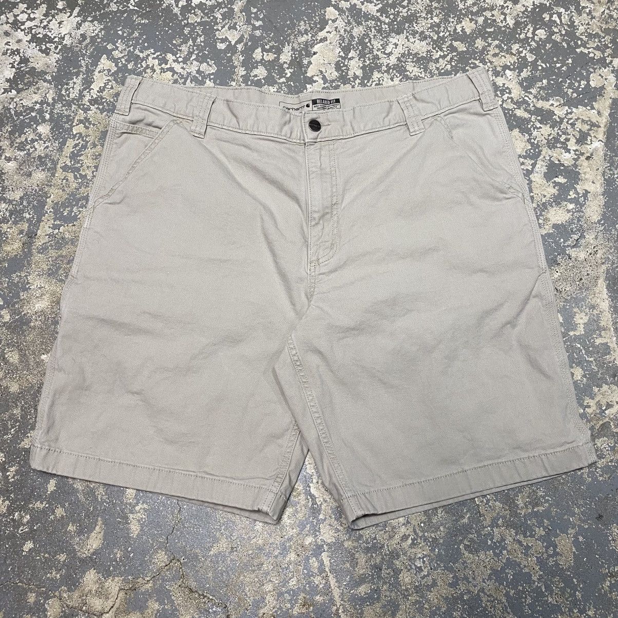 Other Vintage Carhartt Tan Rugged Flex Carpenter Workwear Shorts Size US 40 / EU 56 - 4 Thumbnail