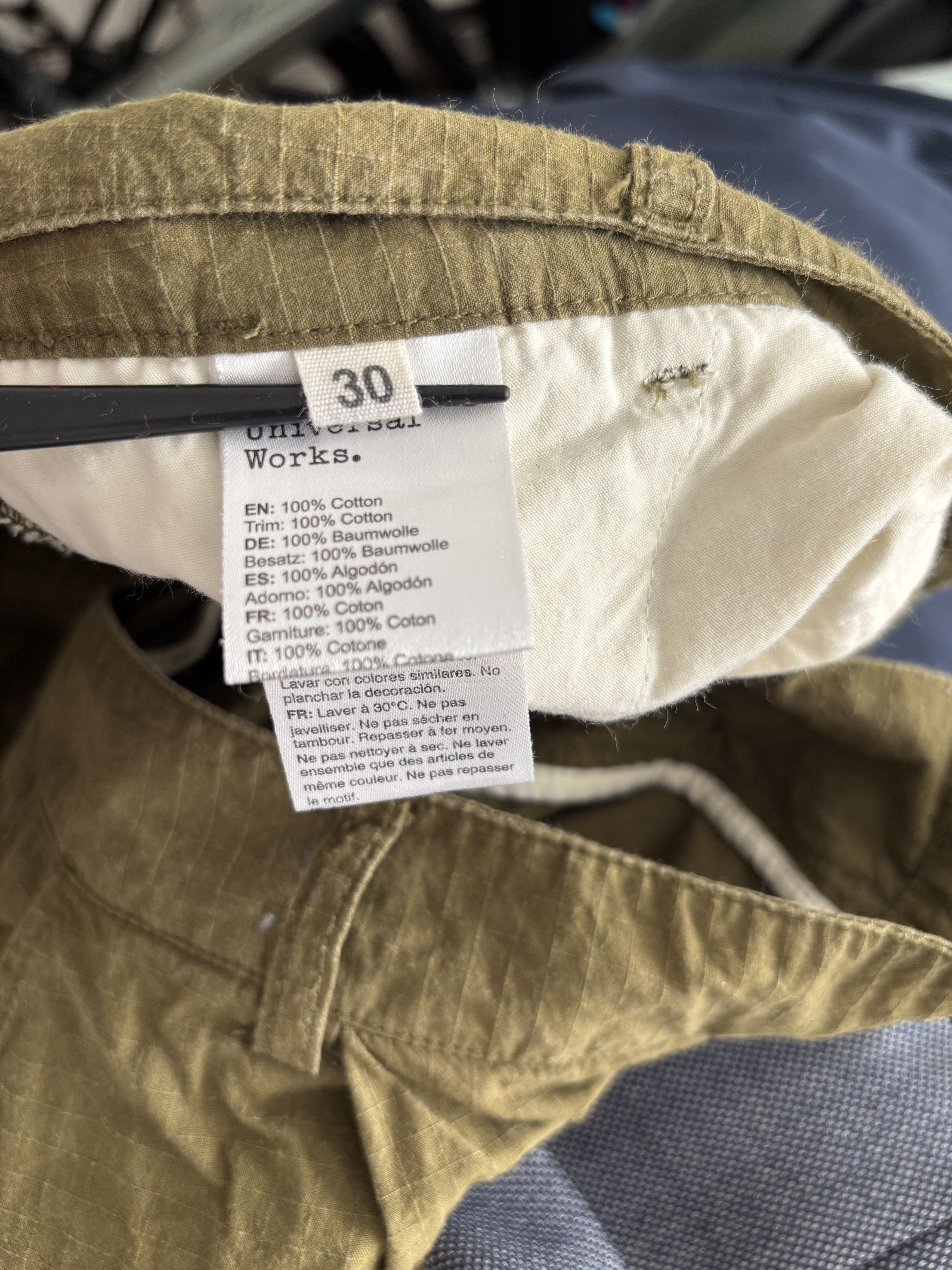 Universal Works $215 Olive Green Cotton Pleated Ripstop Pants - 30 Size US 30 / EU 46 - 10 Thumbnail